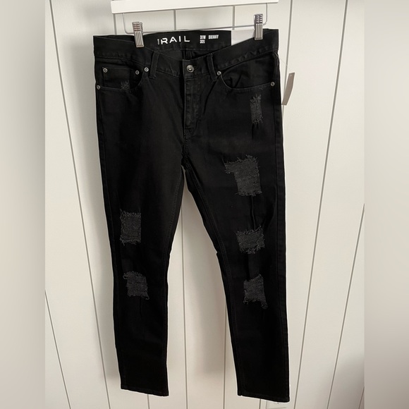 Nordstrom The Rail Mens Black Jeans NWT - Picture 5 of 5